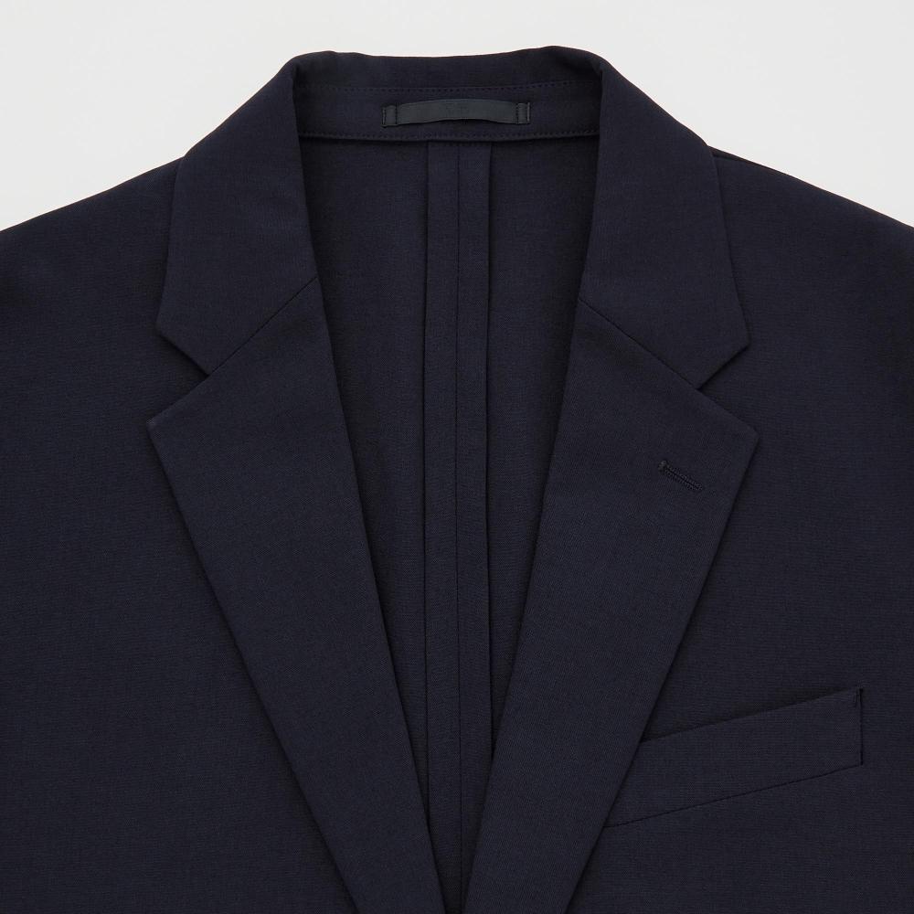 Uniqlo Japan Impressive Jacket 2way Stretch  Wool Like  4xl Size  Length 76 78cm  Sleeve Length 62 64cm  Can Be Set Up