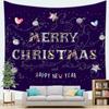 Christmas Theme Cartoon Christmas Tree Tapestry Living Room Bedroom Home Christmas Decoration