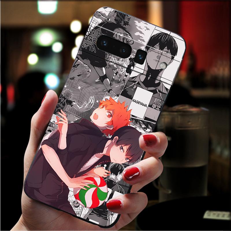 

Phone Case For Google Pixel 10 9 Pro XL 9A 8 7 6 Pro Pixel 8A 7A 6A Pixel 8 7 6 5 Haikyuu Hinata Attacks Anime Google Pixel 7a