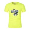 Fun Gym Unicorn Weightlifting Fitness Bodybuilding Printed Round Neck T-Shirt Summer Breathable Quick-Dryingcasual Short Sleeves