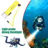 Hole Diving Diving Lamp Waterproof Underwater Flashlight LED Magnetic Flashlight  Home Outdoor