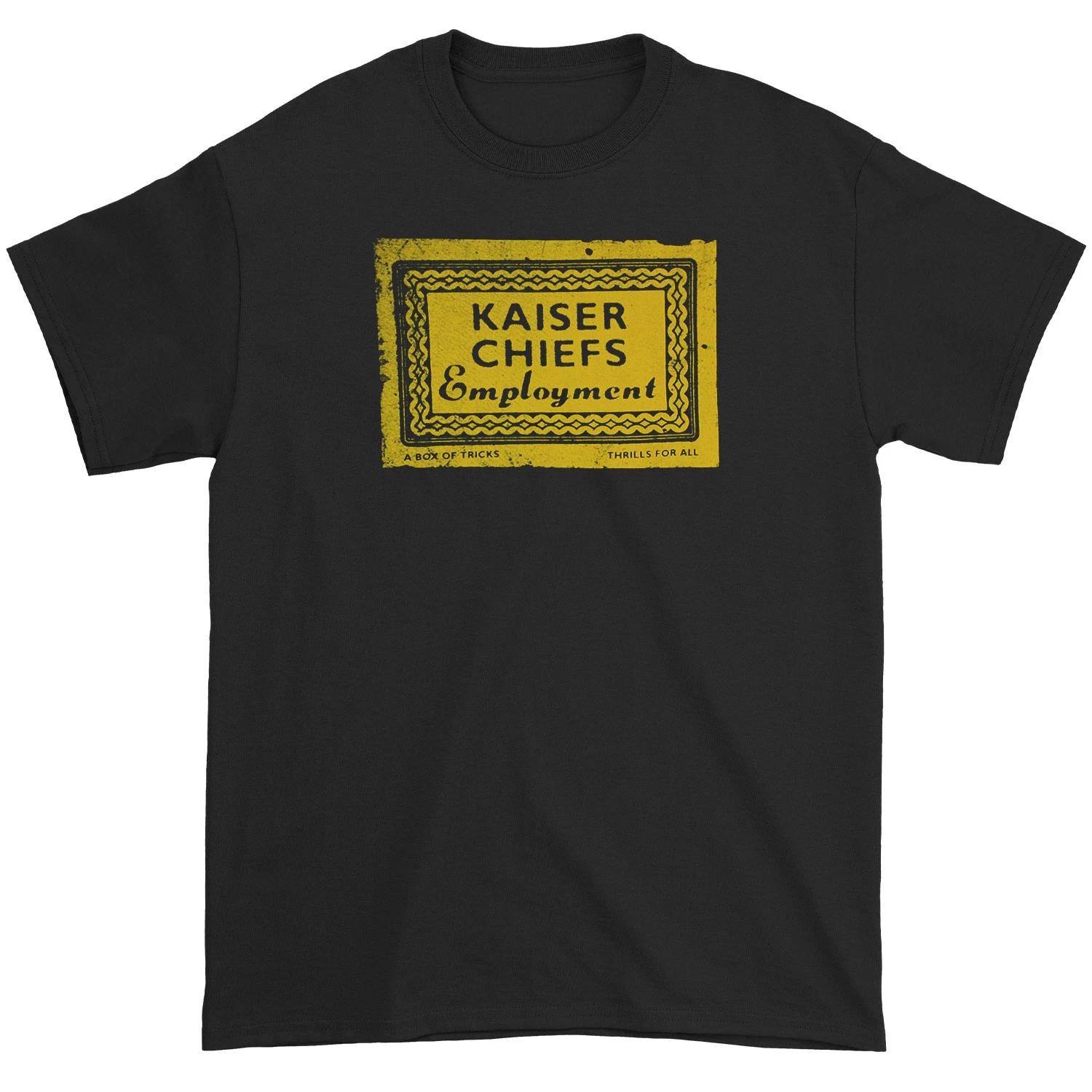 Men s Kaiser Chiefs Employment A Box Of Tricks Thrills For All T-shirt Small S