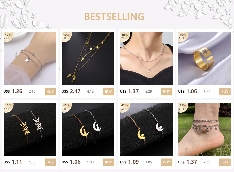 Cazador Stainless Steel Sun Crescent Moon Rings for Women Gold Color Rings 2026 Jewelry Anniversary Birthday Mother Gift New