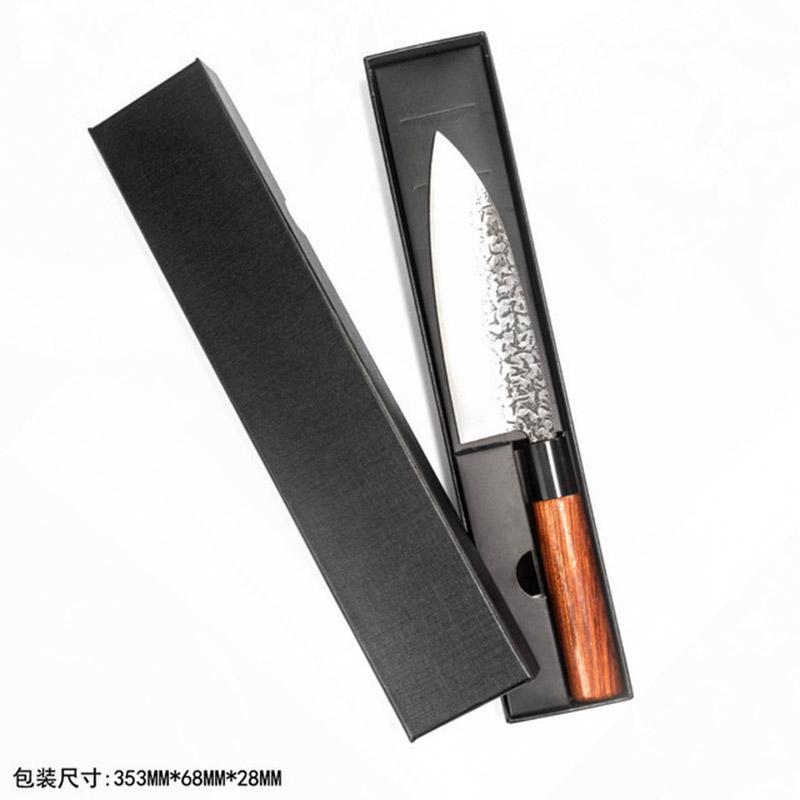 Japanese Knife Set Hand Forged Chef Knife Salmon Sushi Fish Filleting Knife Wood Handle Kitchen Knive Set Carbon Steel Knife Set