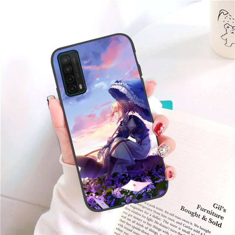 Etui na telefon Violet Evergarden dla Honor 7A Pro 7C 10i 8A 8X 8S 8 9 10 20 Lite Silikonowe Etui