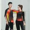 Winter Quick-Dry Breathable Long Sleeve Volleyball and Badminton Uniform Set for Men and Women