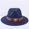 Popular European and American Classic Simple Flat-brimmed Top Hat Men's and Women's Fashionable and Elegant Versatile Jazz Hat Top Hat