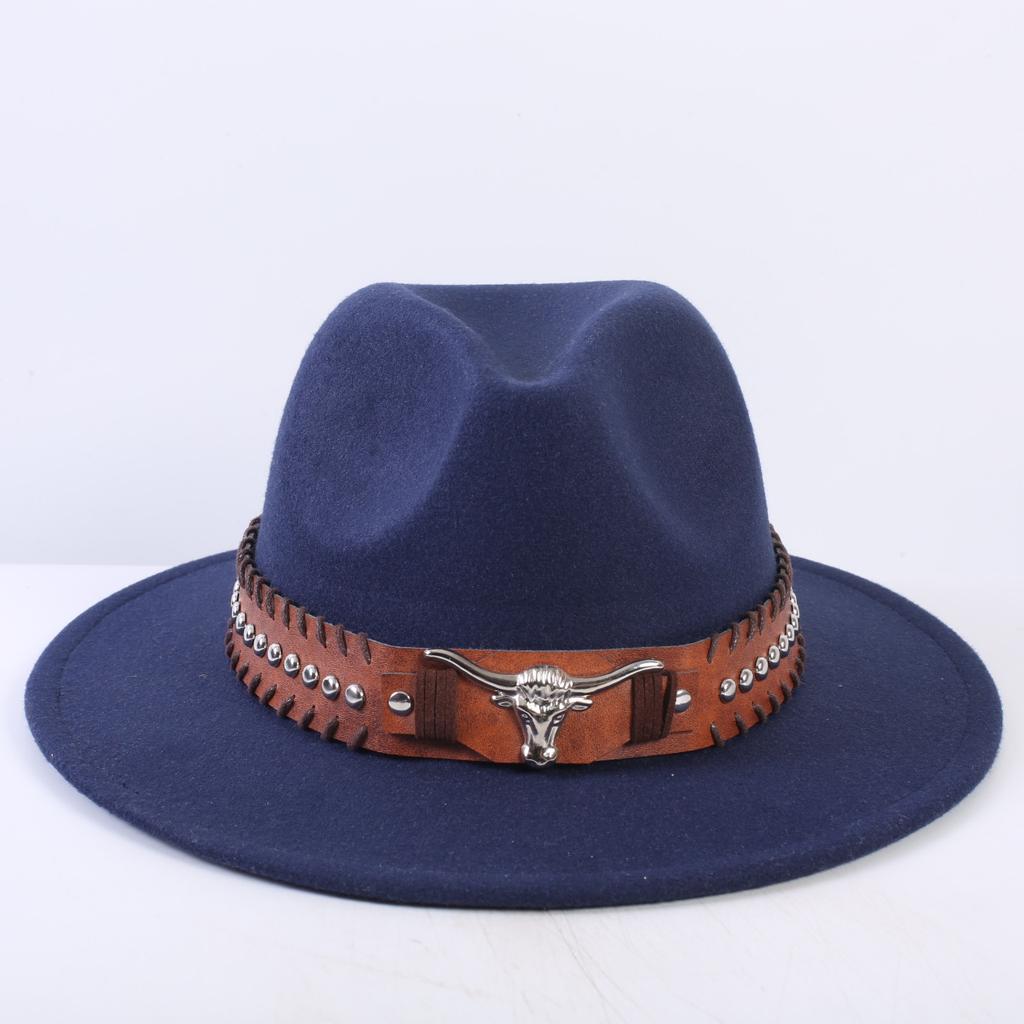 Popular European and American Classic Simple Flat-brimmed Top Hat Men's and Women's Fashionable and Elegant Versatile Jazz Hat Top Hat