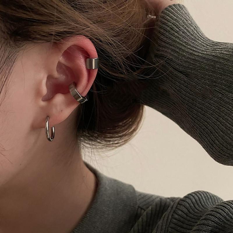 

3Pcs/Set New Long Tassel Ear Cuff No Piercing Earrings Female Zircon Shining C Shape Design Simple Ear Clip Party Jewelry