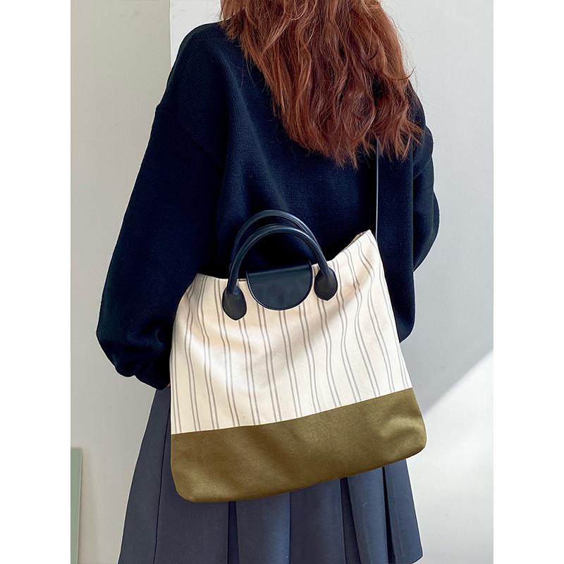 Ielgy Lazy Style Commuter Shoulder Tote Bag Large Capacity Crossbody Bag