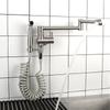 Brass Kitchen Faucet Single Cold Tap With Bidet Sprayer Black Kitchen Sink Tap Brushed Nickel Fold Tap Wall Mounted Chrome
