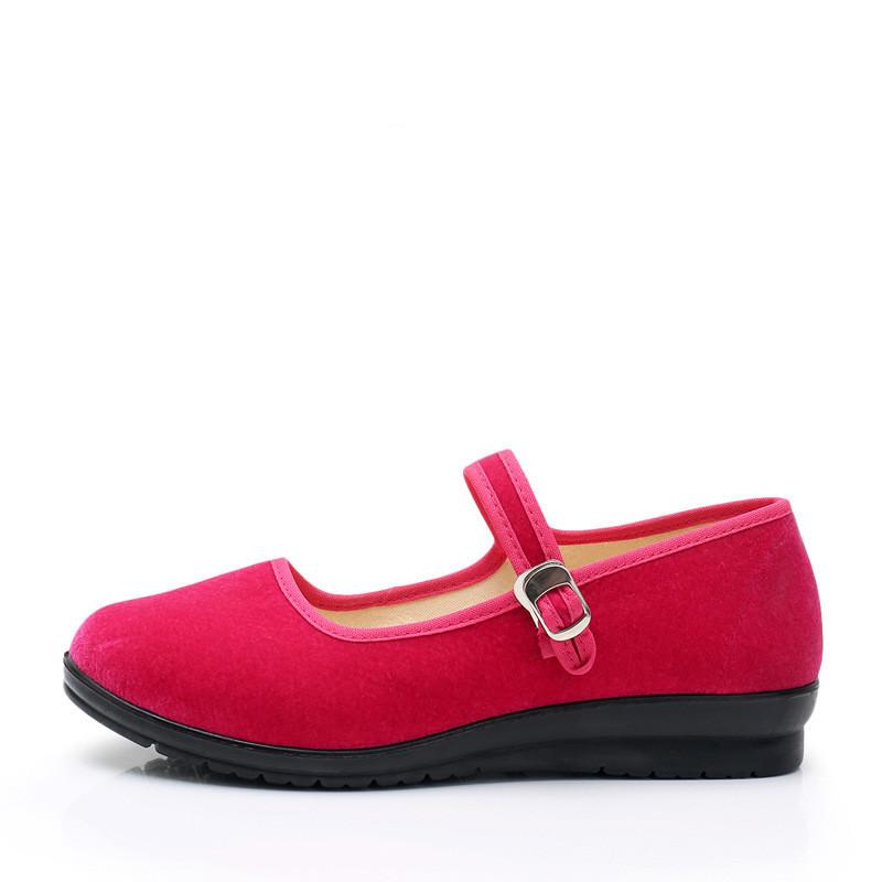 

Легкая гостиничная работа женская обувь повседневная обувь обувь для квадратных танцев повседневная обувь обувь на плоской подошве 41 розовый