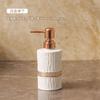 Exquisite Ceramic Lotion Bottle Soap Dish Mouthwash Cup Bathroom Set Household Large Capacity Shampoo Water Bottle Mouthwash Cup