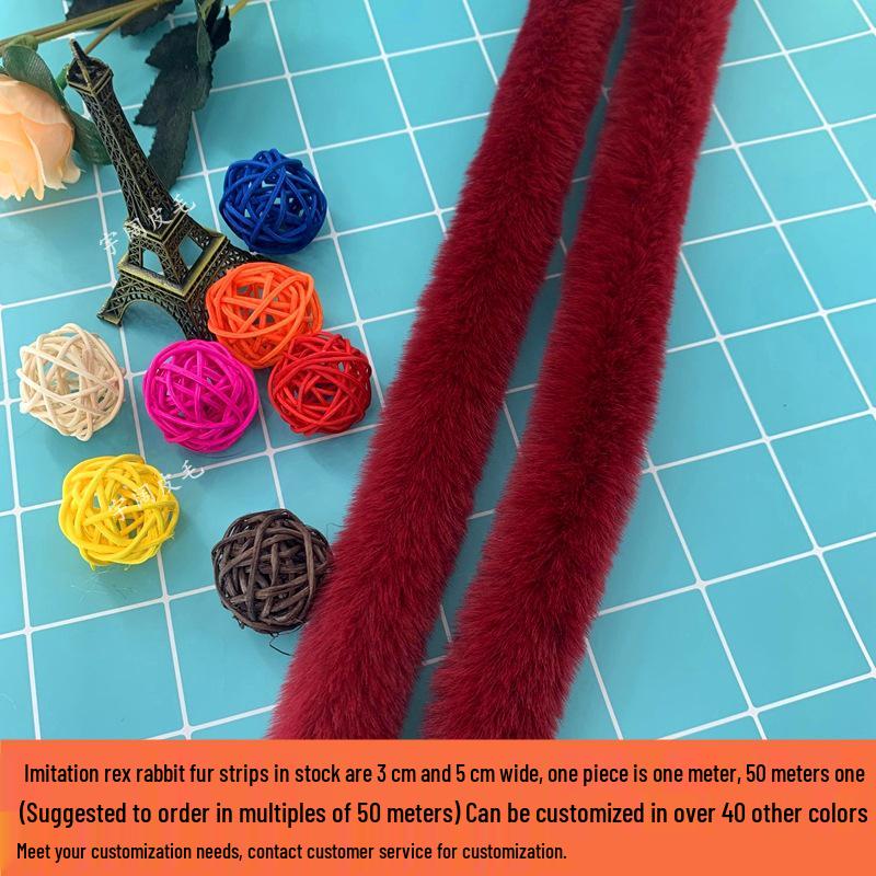 Imitation Rabbit and Mink Fur Strips: Autumn/Winter Cheongsam Accessories, Cuffs, Cape Trim