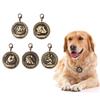 Pet Supplies Dog Tag 3D Embossed Nameplate Anti-lost Stainless Steel Pet Metal ID Card