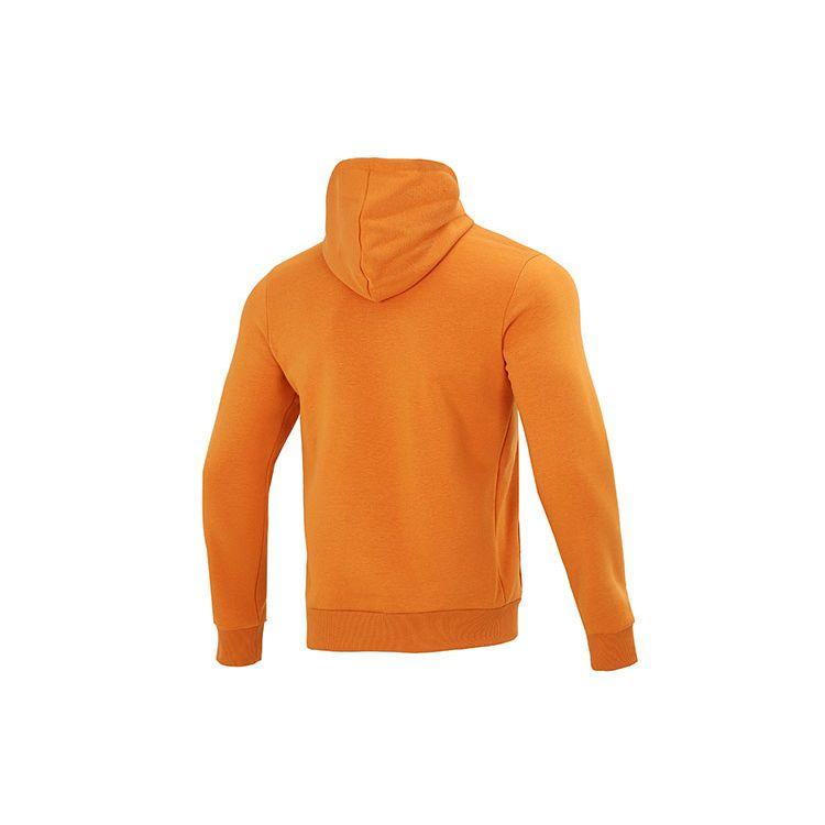 Adidas Full Zip Hoodie With Kangaroo Pocket Men Hoodies Orange H58975