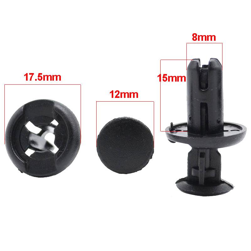 

Compatible with Toyota Series: Japanese Car Bumper Clips, No. 8 Through-Core Pin Clips Qinghe Xianshun