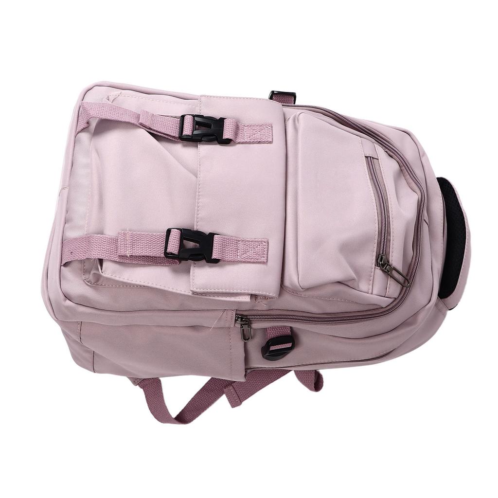 Mochila Feminina para Laptop Estudante Casual Moderna Grande Capacidade Mochila Escolar para Livros Roxo 16 Polegadas
