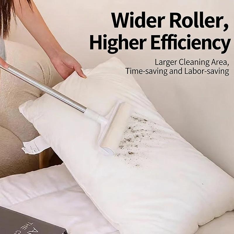 93cm Extendable Lint Roller with Adjustable Handle Powerful Pet Hair Remover Adhesive Sticky Cleaning Tool for Furniture Floors Carpets