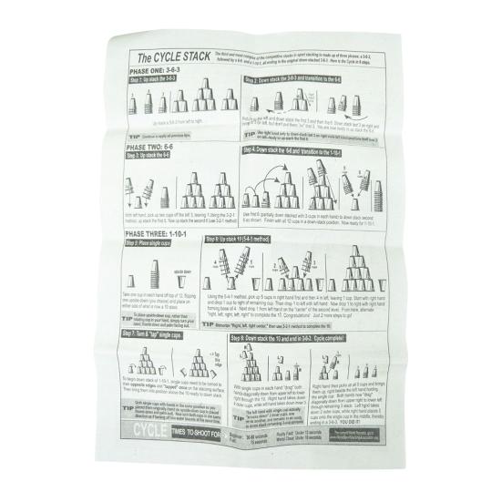 12Pcs Quick Speed Stack Cup Sport Stacking Challenge Competition Party Game Toy