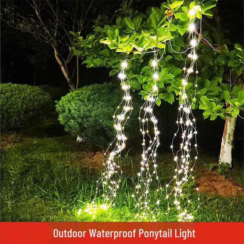 Outdoor Waterproof Horsetail Decorative Tree Light