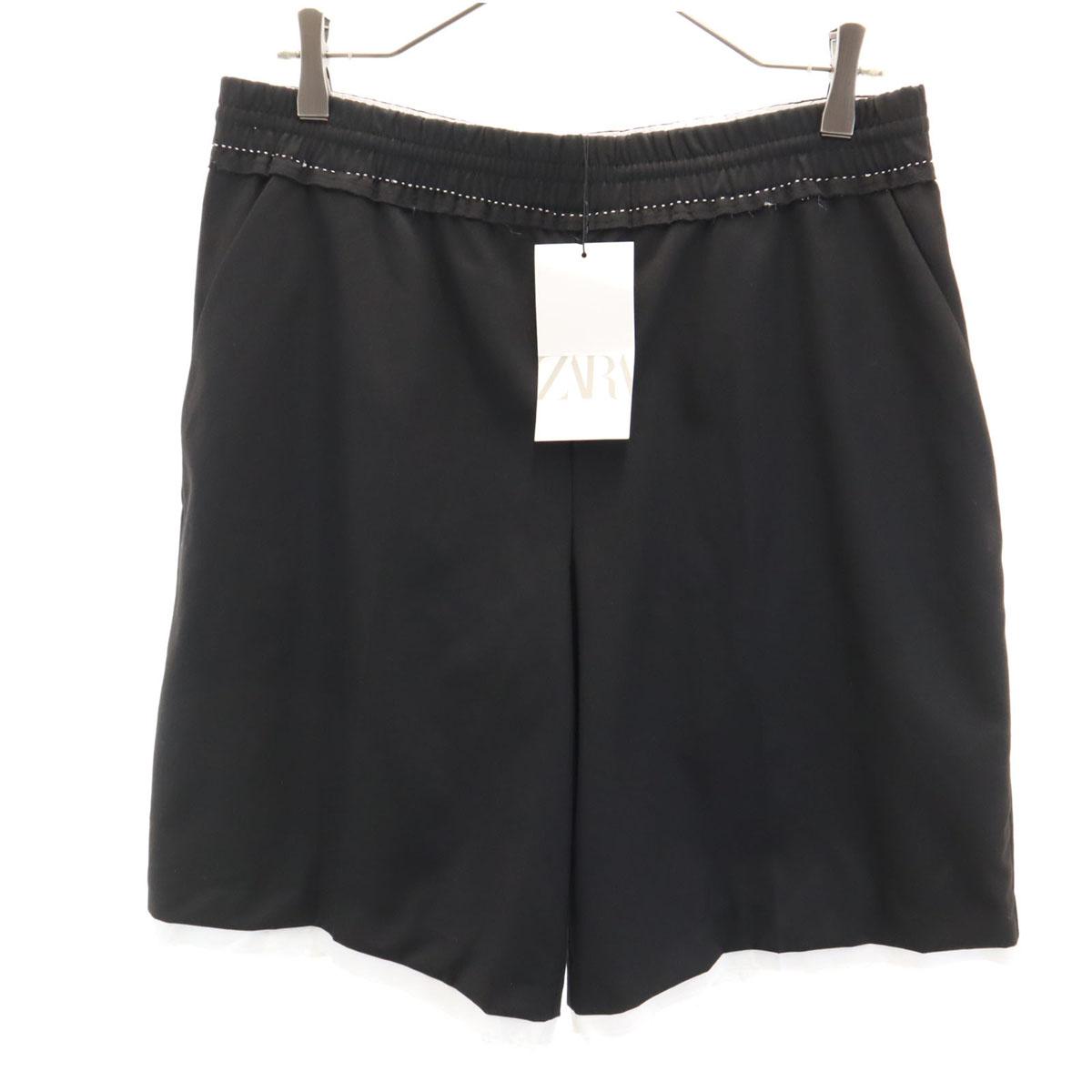 

неиспользованные шорты ZARA с необработанным краем M черные Женские Б/У