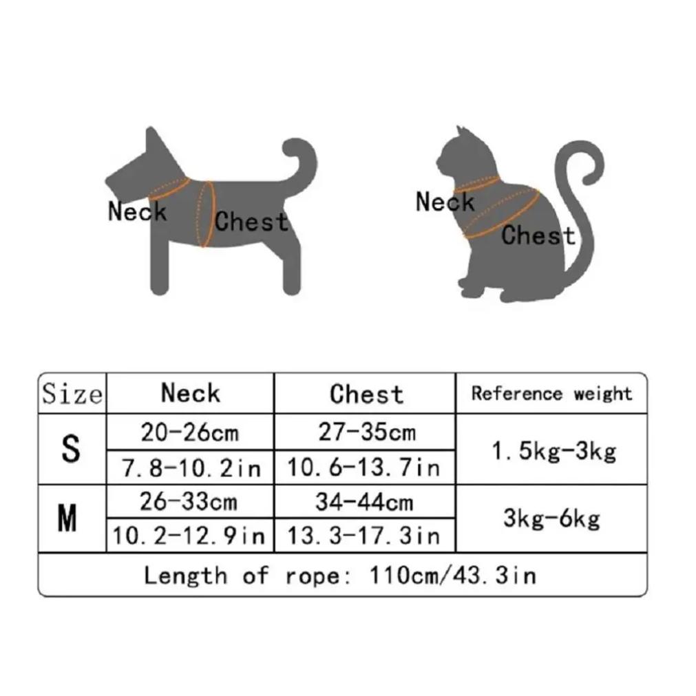 Undershirt Style Pet Leash Adjustable Cat Dog Harness Breathable Leash  Convenient Pet Vest For Small Dog Cat Supplies2025new