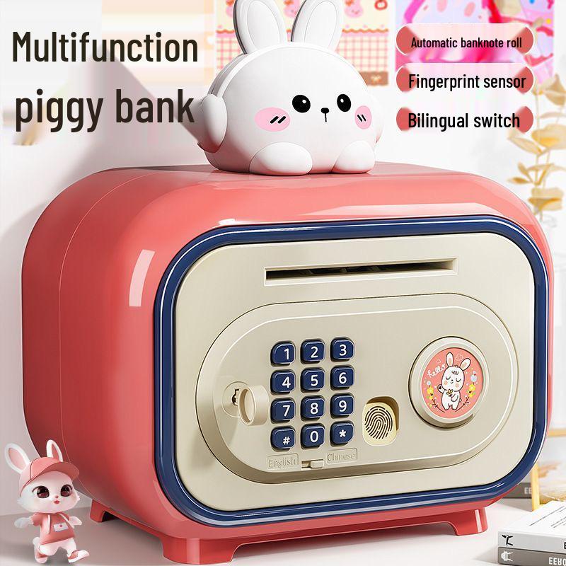 Child's Durable Password Piggy Bank - Large, Drop-proof, Removable & Stylish Gift Toy