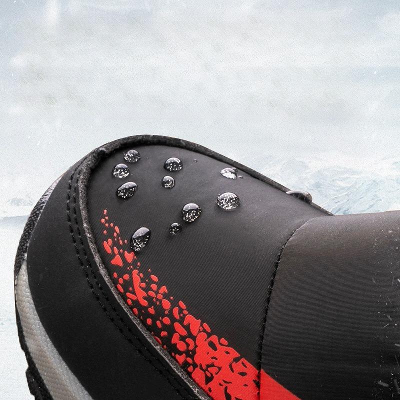 Heavy-Dutyened Snow Boots With Midsole Northeast Anti Slip And Warm Feeling Boys' Casual Ice Claw Cotton Fabric Shoes Winter Children'S