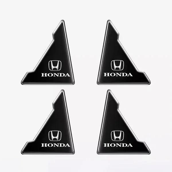 

4Pcs Car Door Silicone Buffer Sticker Anti Collision Scratch For Honda Civic Fit Jazz Accord Pilot CRV Odyssey Passport City 1 Set - 4 doors&For Honda