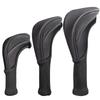 3Pcs/Set Long Neck Golf Club Head Covers Wood Driver Protect Headcover 1#/3#/5# Fairway Golf Head Cover Golf Accessories For Outdoor Training