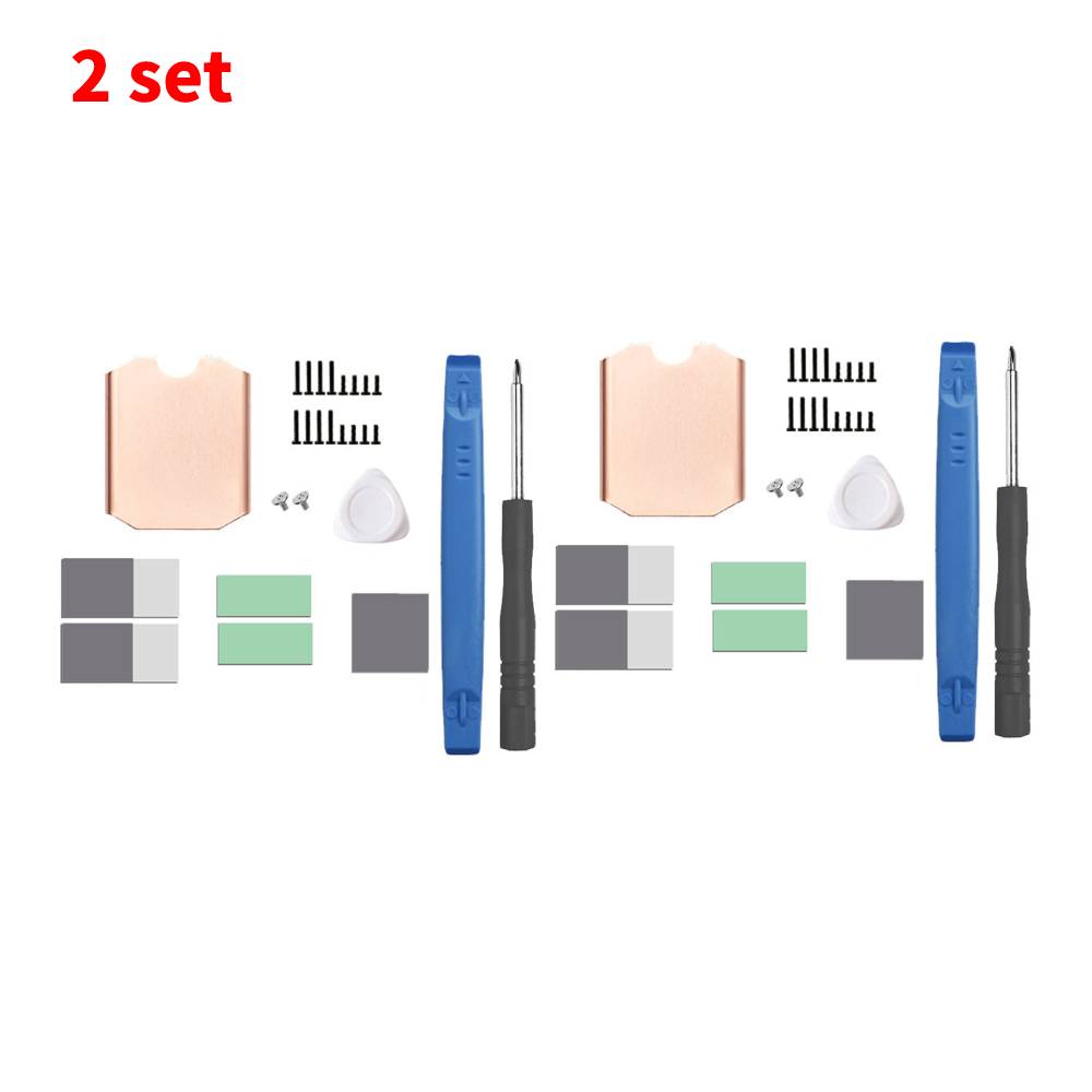 1-10PCS Heat Sink Kit For Steam Deck SN740 M.2 2230 SSD Copper Cooler Solid State Disk Heatsink Radiator Thermal Silicone Pad