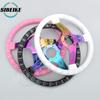 NEW JDM 14inch ABS Steering Wheel Neo Chrome Spoke Black White Pink Racing Sports Steering Wheel