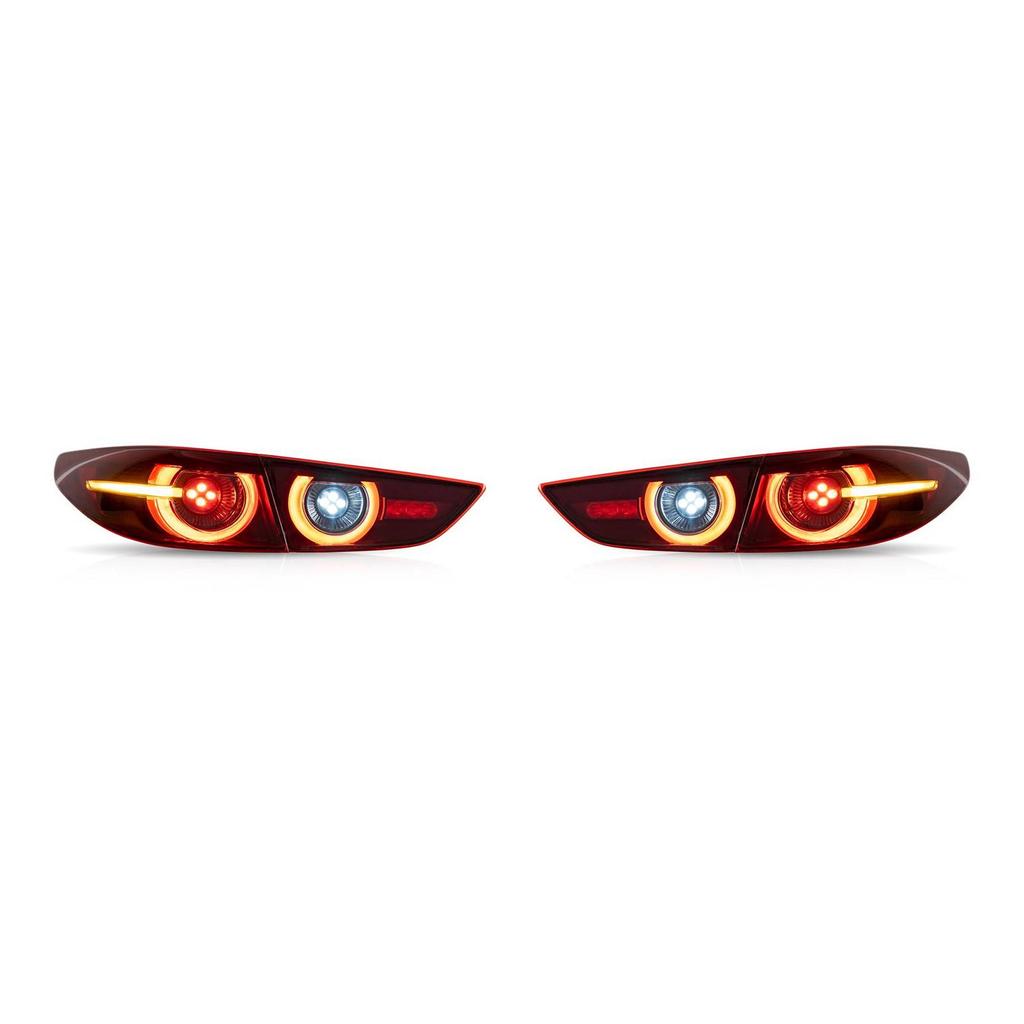 Japanese Style LED Sequential Turn Signal for 14-23 Mazda 3 Axela Taillights.