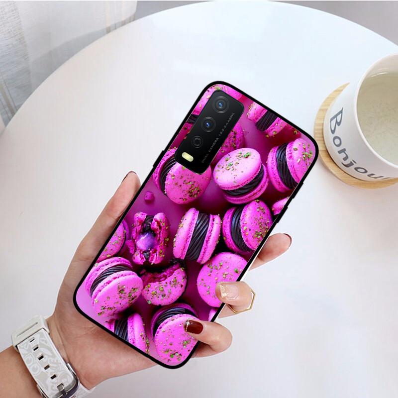 Macaron Handyhülle für VIVO Y31 Y21S Y21 Y15S Y53S Y11S Y12 V21 V21E Y20 Y70 1907 V17Neo Y21S Y33S Y72