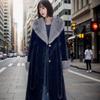 Female Fox Collar Full Mink Fur Luxurious Temperament Faux Fur Coat