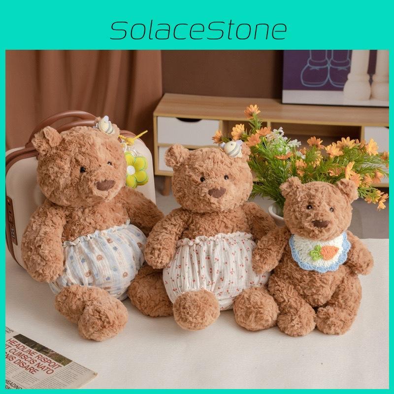 Toy Bear Plush Stuffed Animal Soft Short Plush Pp Cotton Doll Gift For Girls