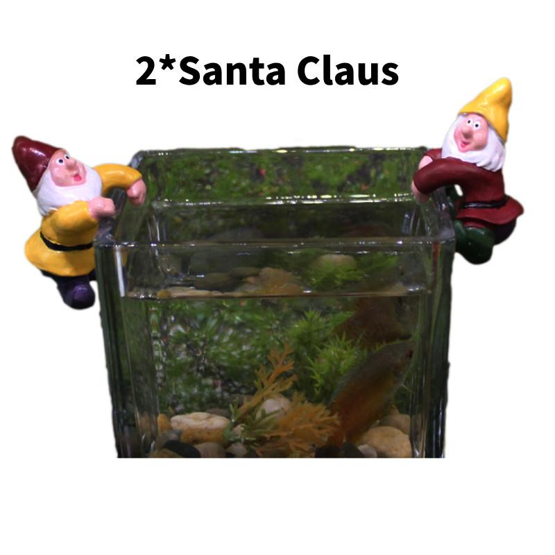 

Подвеска-подставка для ручек в виде Санта-Клауса, цветочный горшок, украшение для микроландшафта, поделки