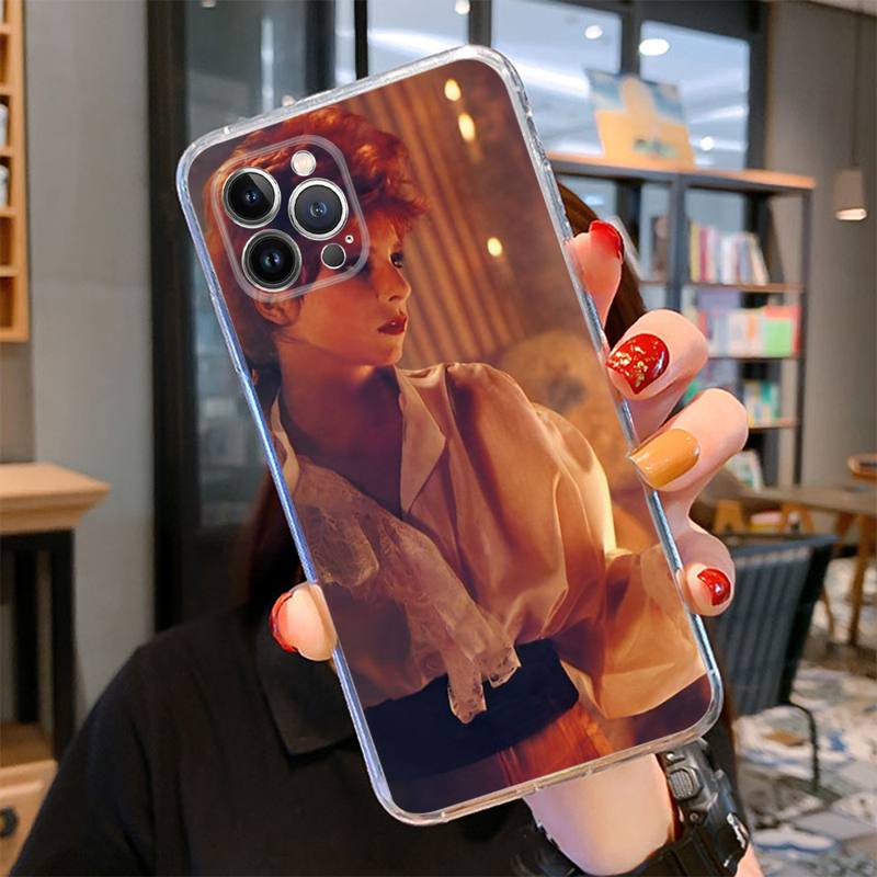 Mylene Farmer Singer Phone Case For iPhone 14 13 12 11 Pro Max XS X XR SE 2020 6 7 8 Plus Mini Transparent Shell