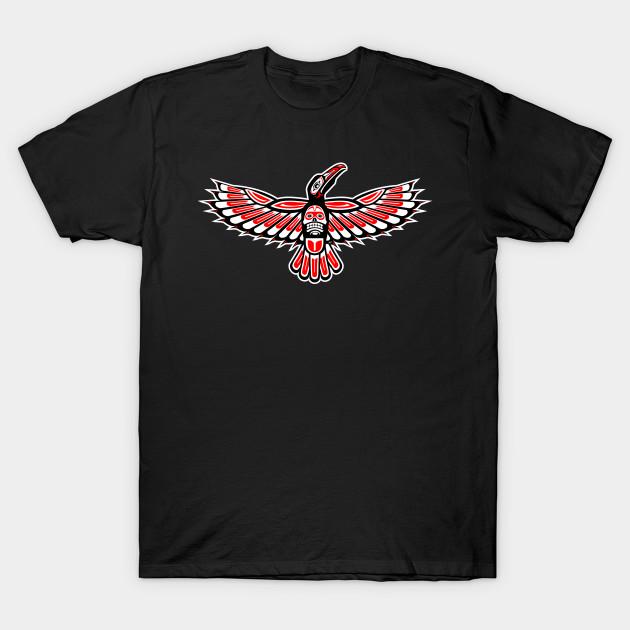 Men Black Print T-shirt Alaskan Crow No-Cut Transfer Paper Print Cotton Tshirt S