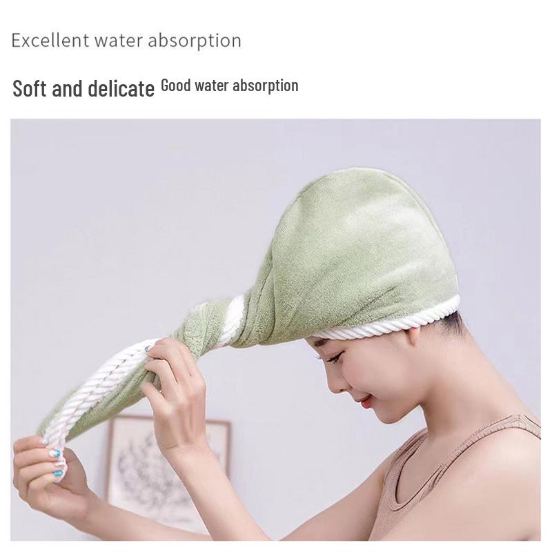 Women's 2025 Quick-Dry Double-Layer Headscarf Towel Cap