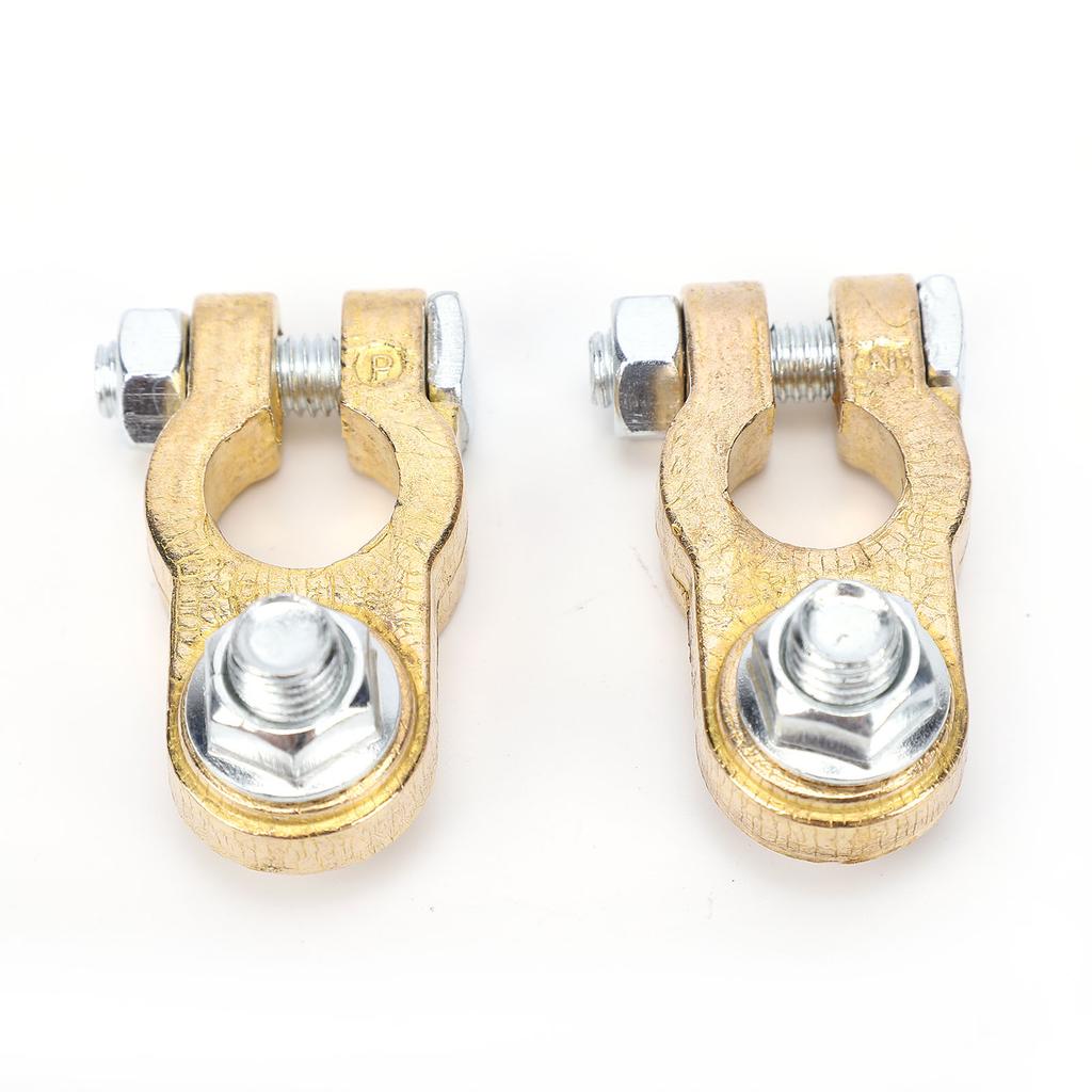 Brass Battery Terminal Connector Top Post Positive Negative Car Battery Terminal Connector for Boat RV
