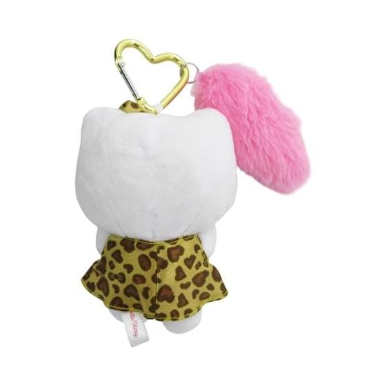[TCP] Hello Kitty Mascot Keychain with Tail - Leopard