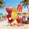 5pcs Summer Cool Fruit Balloon Set Birthday Decoration Hawaiian Fruit Party Tropical Fruit Decoration Foil Balloons