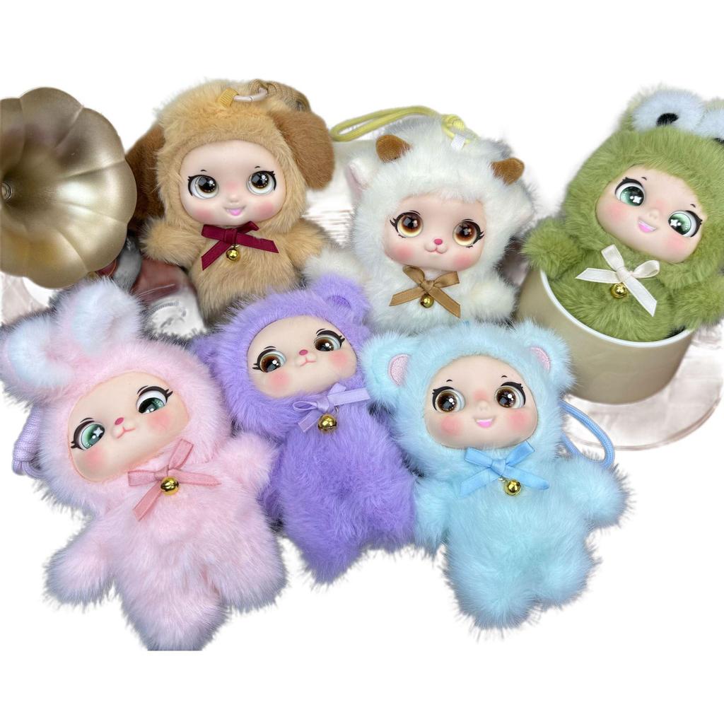 New Small Stand Pose Cute Plush Doll Pendant Keychain Charm