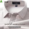 FIRS Men's Dappled Linen Long-Sleeve Shirt