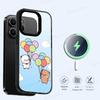 Cute Bubu Dudu Cartoon Black For Magsafe Magnetic Phone Case For IPhone 16 15 17 Pro Max 11 12 13 14 Plus Cover