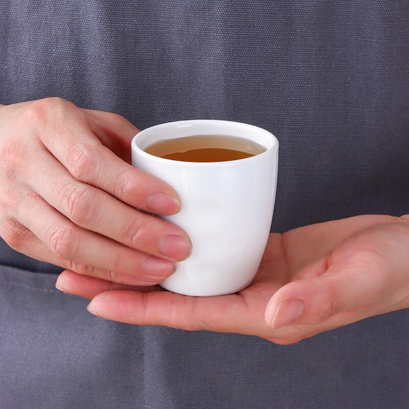 Jingbeier Pure White Ceramic Cups