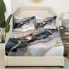 Black Marble Pattern Sheet Four-piece Bedding Set Bedroom Room Dormitory Bedding Decoration