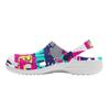 Colorful Printed EVA Clogs Women Men Slip On Breathable Garden Shoes Lightweight Beach Pool Bathroom Home Wear Indoor Outdoor Use